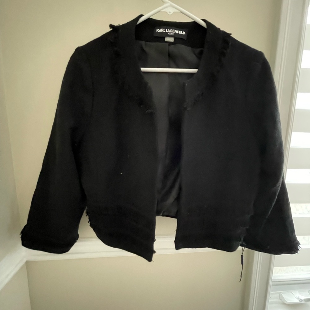 Karl Lagerfeld Elegant Black Blazer